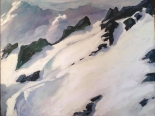 Pejza� tatrza�ski (olej na p��tnie, 140x110cm, rok 1989)